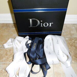 Dior empty box and ribbons- NEW